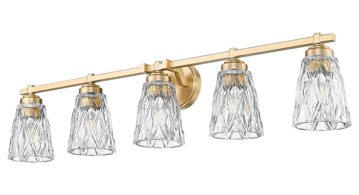 Z-Lite Canada - 1960-5V-MGLD - Five Light Vanity - Andree - Modern Gold