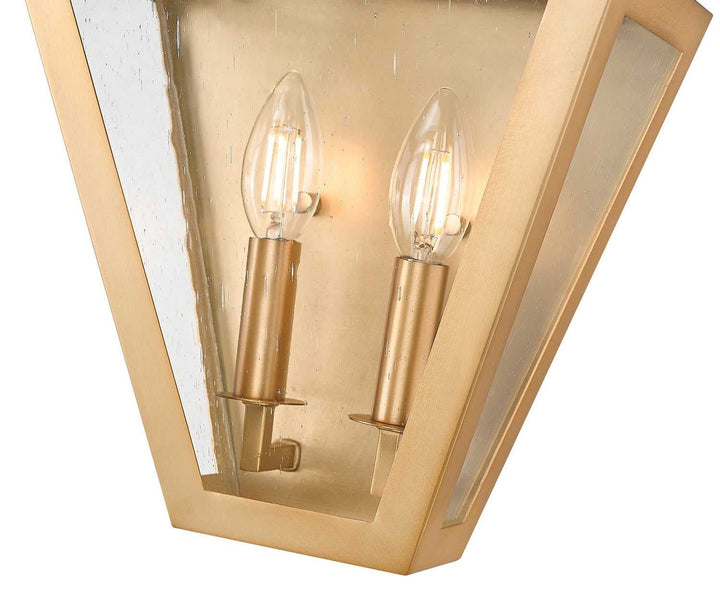Montalcino Two Light Wall Sconce in Rubbed Brass Z-Lite Canada