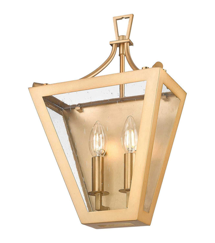 Montalcino Two Light Wall Sconce in Rubbed Brass Z-Lite Canada