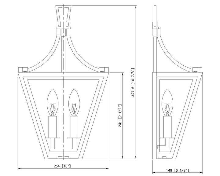 Montalcino Two Light Wall Sconce in Rubbed Brass Z-Lite Canada