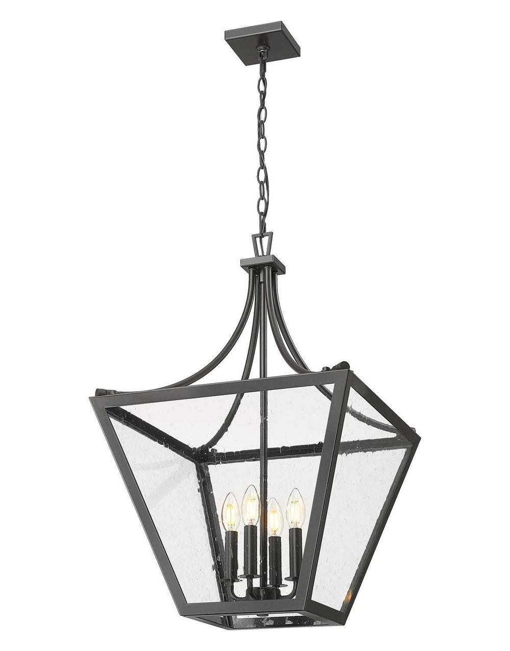 Z-Lite Canada - 1961-4C-IO - Four Light Chandelier - Montalcino - Iron Ore