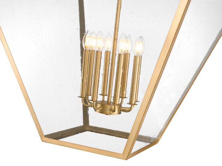 Montalcino Eight Light Chandelier in Rubbed Brass Z-Lite Canada