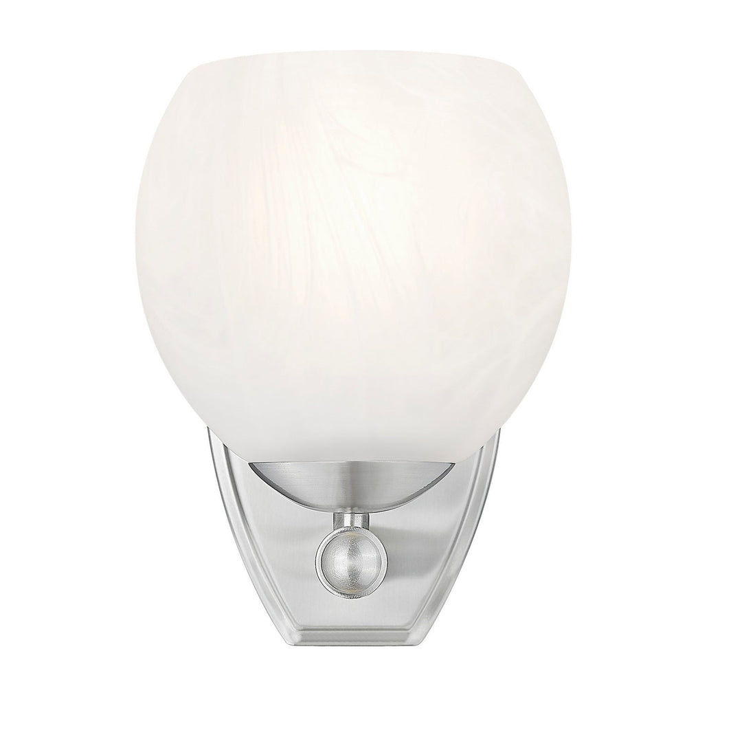 Colette One Light Wall Sconce in Brushed Nickel Z-Lite Canada