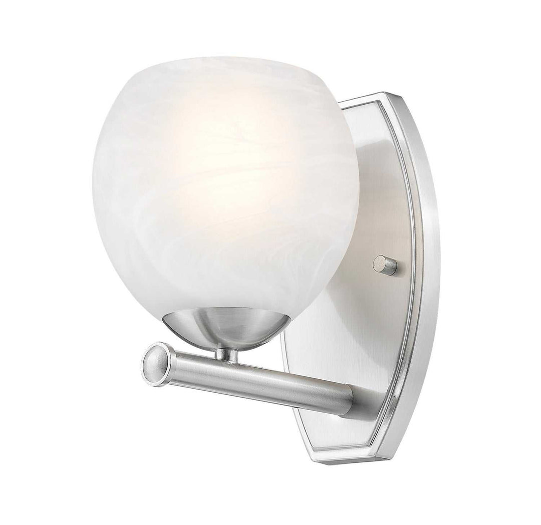 Colette One Light Wall Sconce in Brushed Nickel Z-Lite Canada