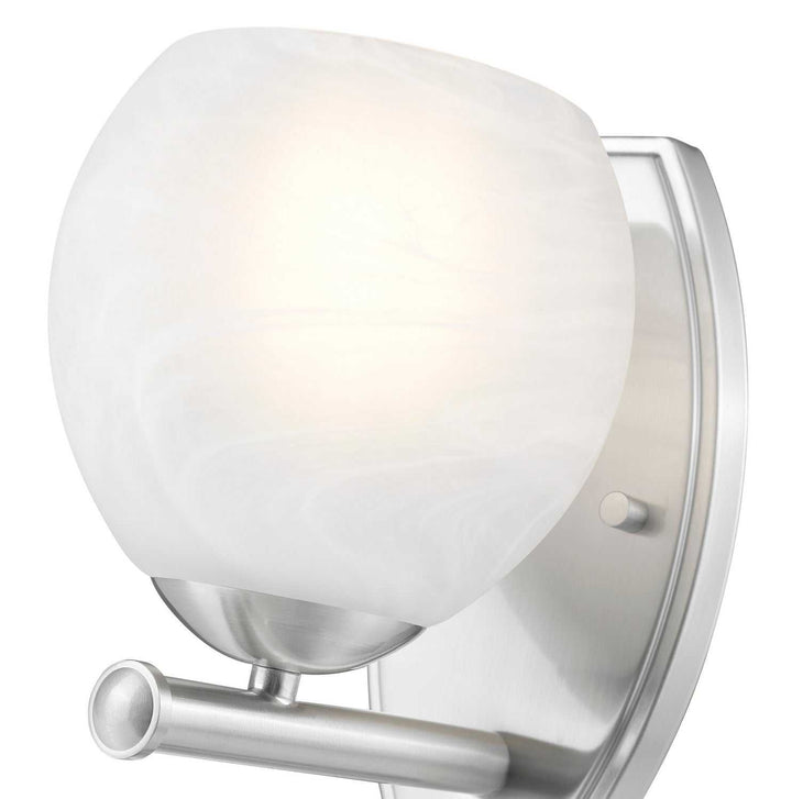 Colette One Light Wall Sconce in Brushed Nickel Z-Lite Canada