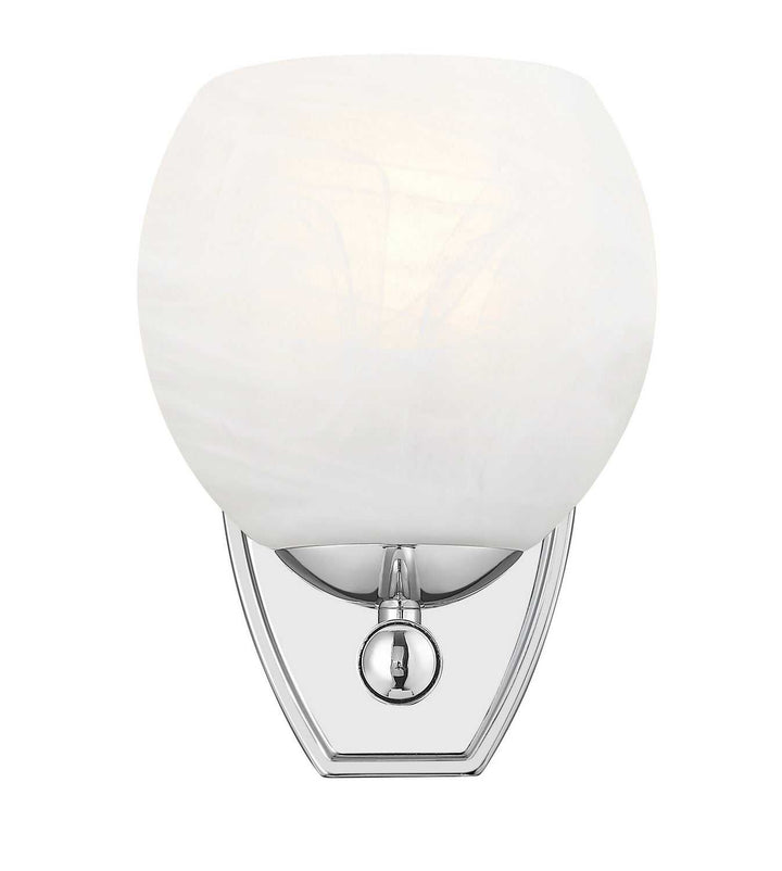 Colette One Light Wall Sconce in Chrome Z-Lite Canada