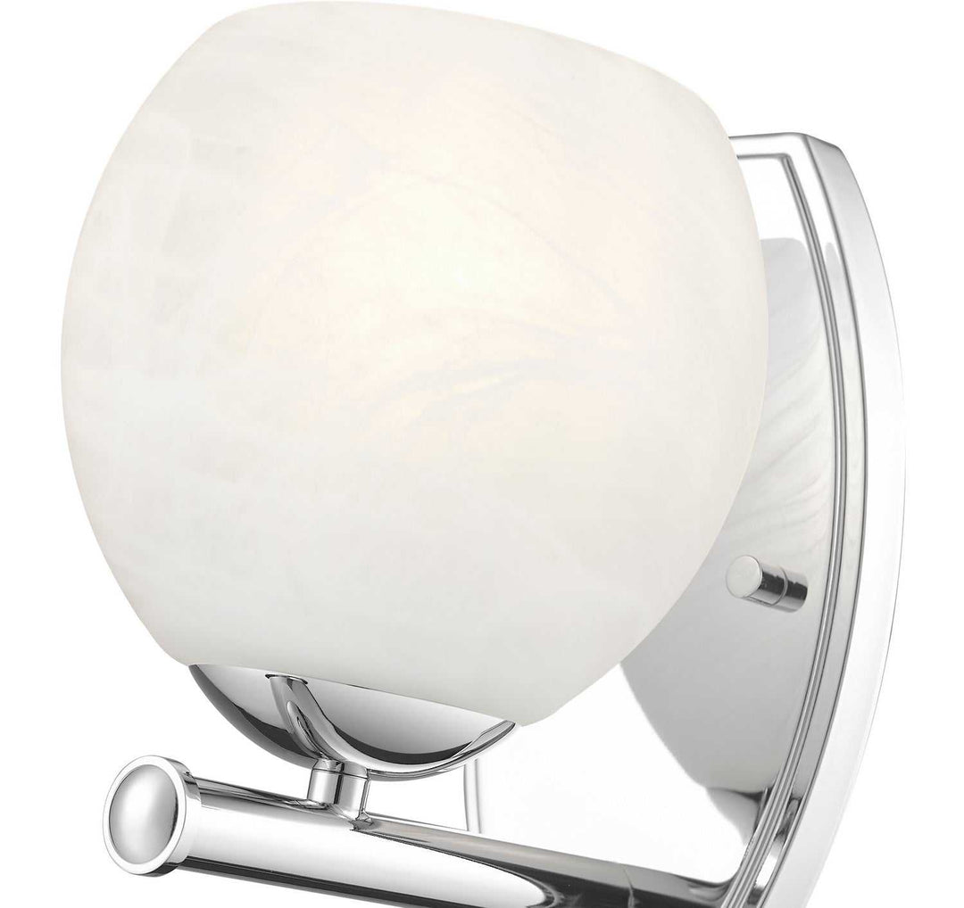 Colette One Light Wall Sconce in Chrome Z-Lite Canada