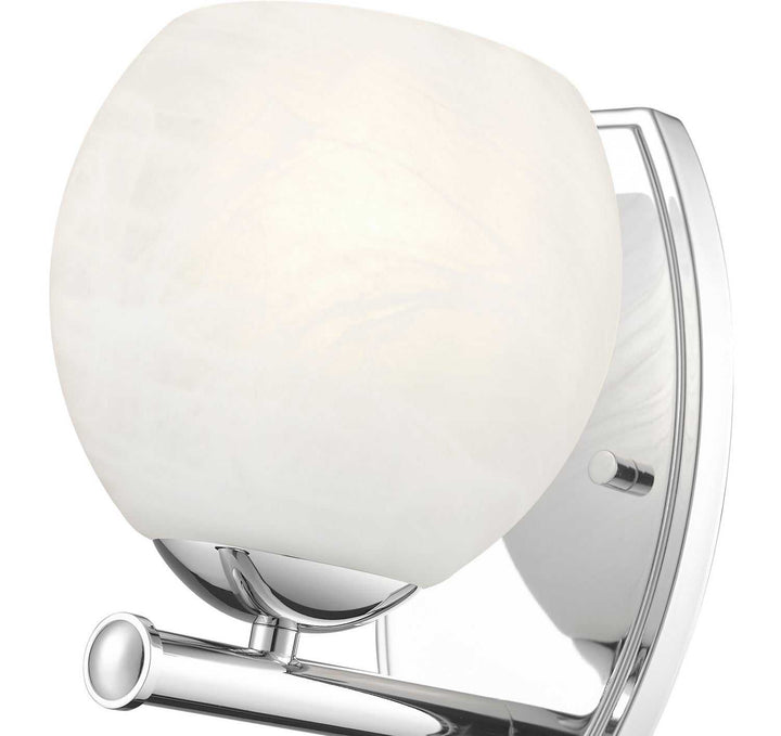 Colette One Light Wall Sconce in Chrome Z-Lite Canada