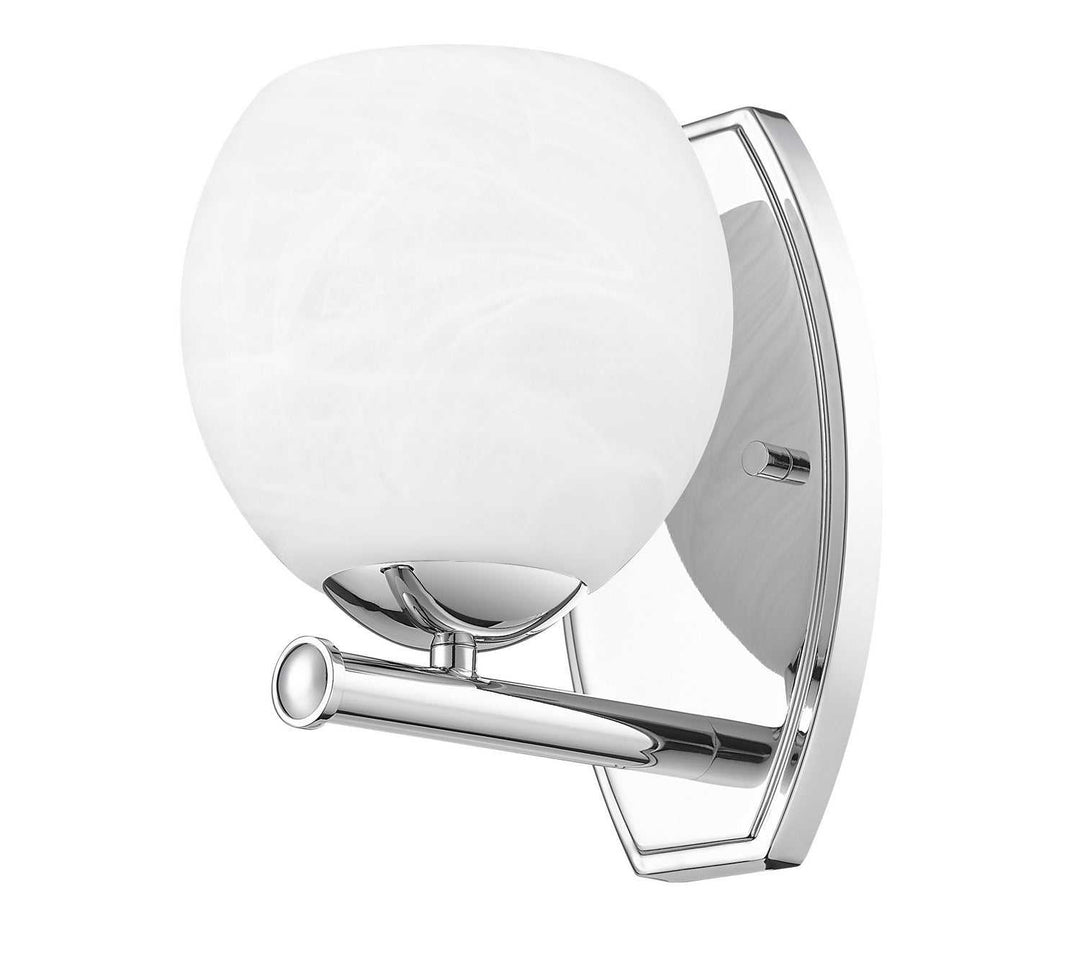 Colette One Light Wall Sconce in Chrome Z-Lite Canada