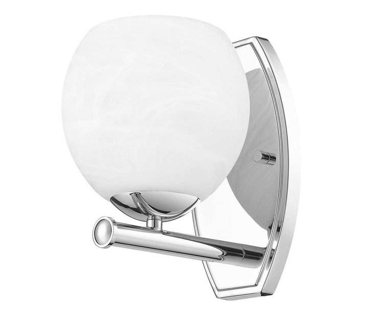 Colette One Light Wall Sconce in Chrome Z-Lite Canada