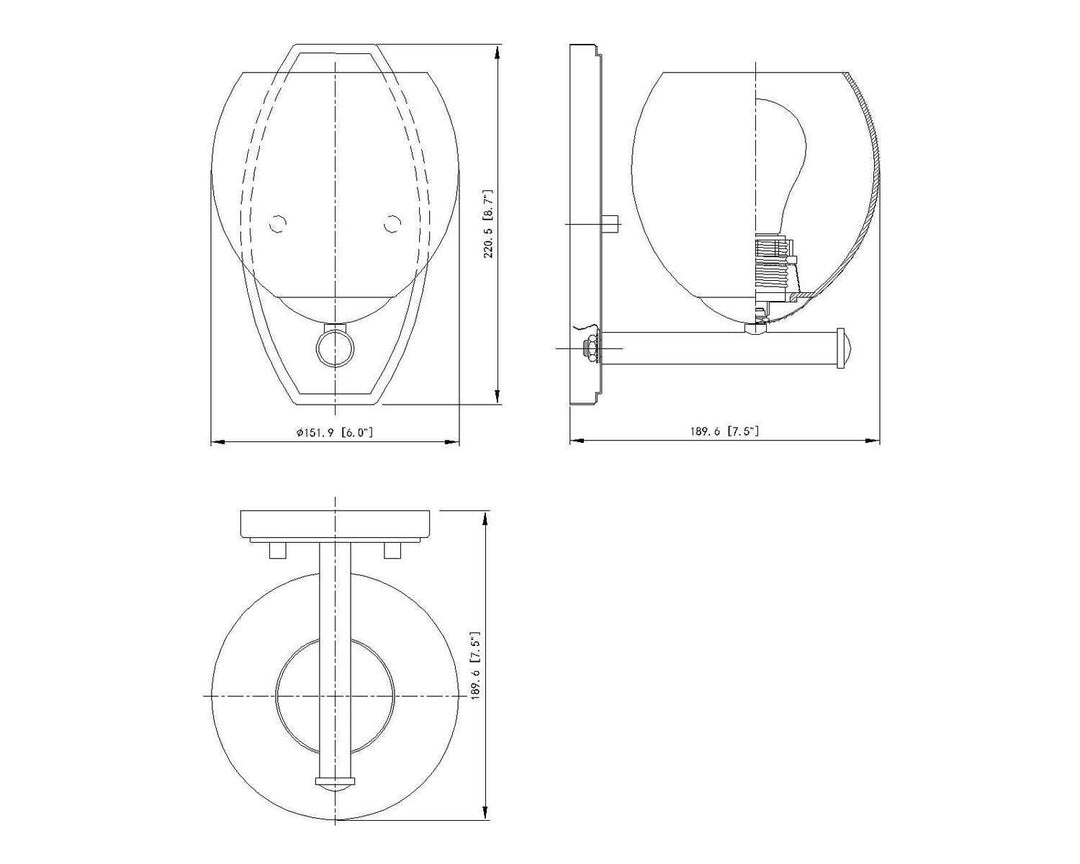 Colette One Light Wall Sconce in Chrome Z-Lite Canada