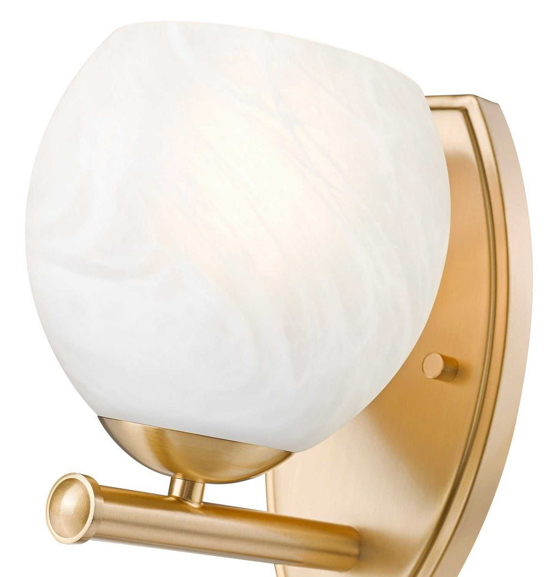 Colette One Light Wall Sconce in Modern Gold Z-Lite Canada