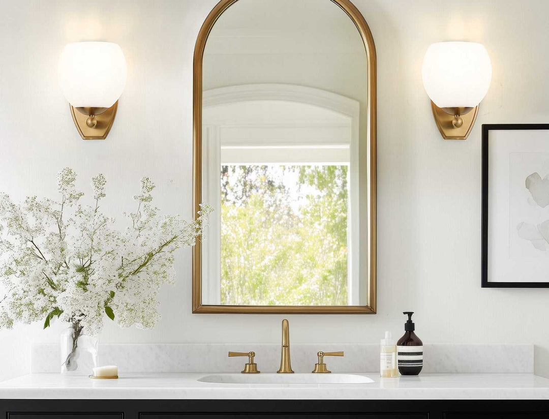 Colette One Light Wall Sconce in Modern Gold Z-Lite Canada