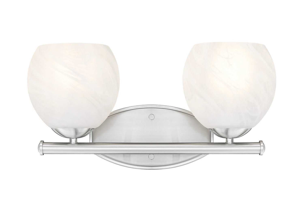 Colette Two Light Vanity in Brushed Nickel Z-Lite Canada