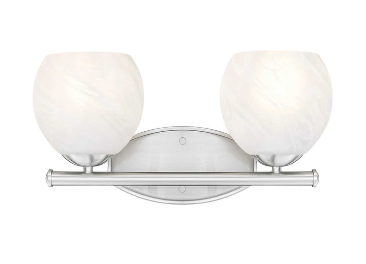 Colette Two Light Vanity in Brushed Nickel Z-Lite Canada