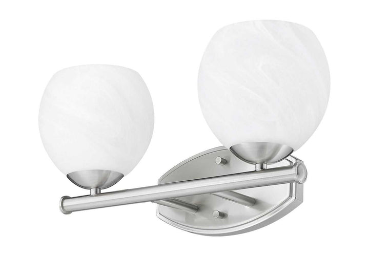 Colette Two Light Vanity in Brushed Nickel Z-Lite Canada