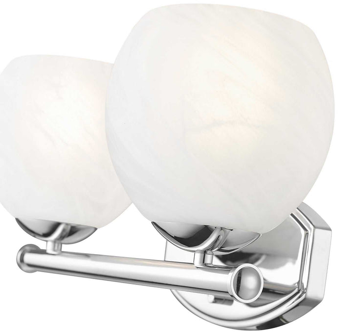 Colette Two Light Vanity in Chrome Z-Lite Canada