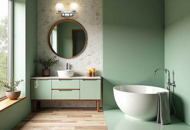 Colette Two Light Vanity in Chrome Z-Lite Canada