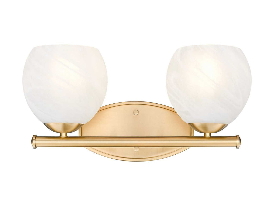 Colette Two Light Vanity in Modern Gold Z-Lite Canada