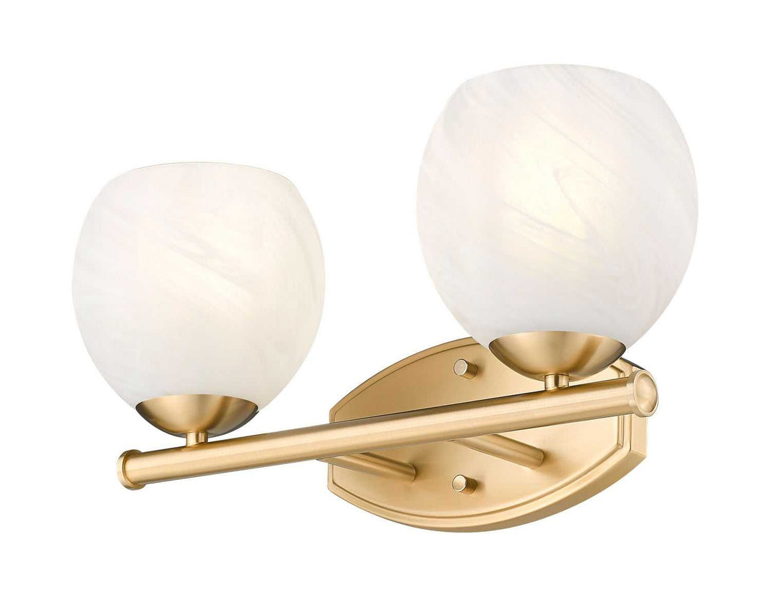 Colette Two Light Vanity in Modern Gold Z-Lite Canada