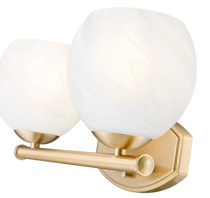 Colette Two Light Vanity in Modern Gold Z-Lite Canada