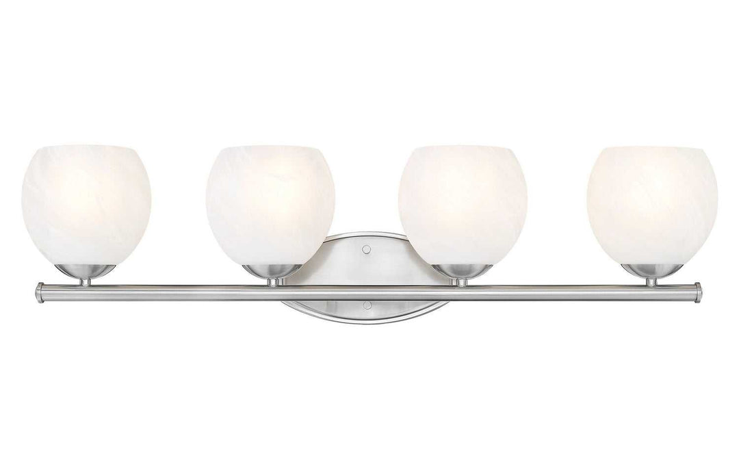 Colette Four Light Vanity in Brushed Nickel Z-Lite Canada