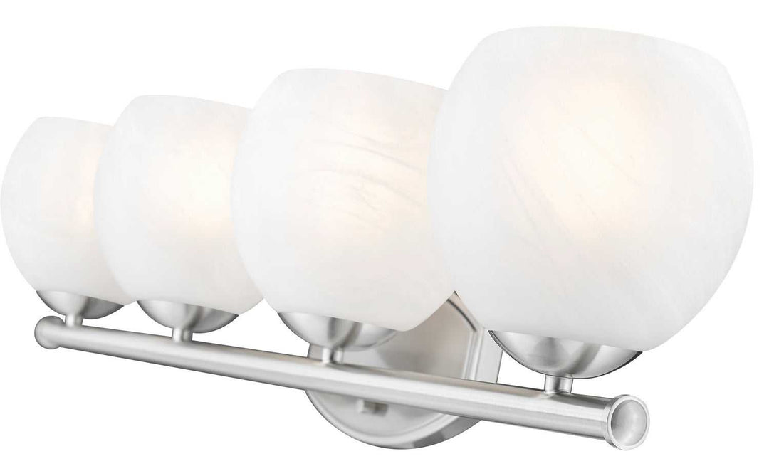Colette Four Light Vanity in Brushed Nickel Z-Lite Canada