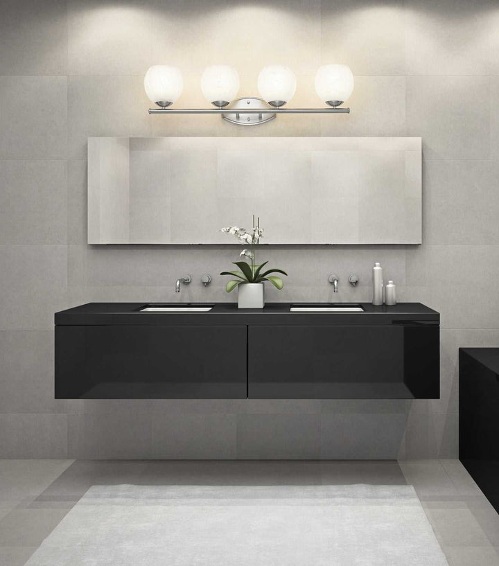 Colette Four Light Vanity in Brushed Nickel Z-Lite Canada