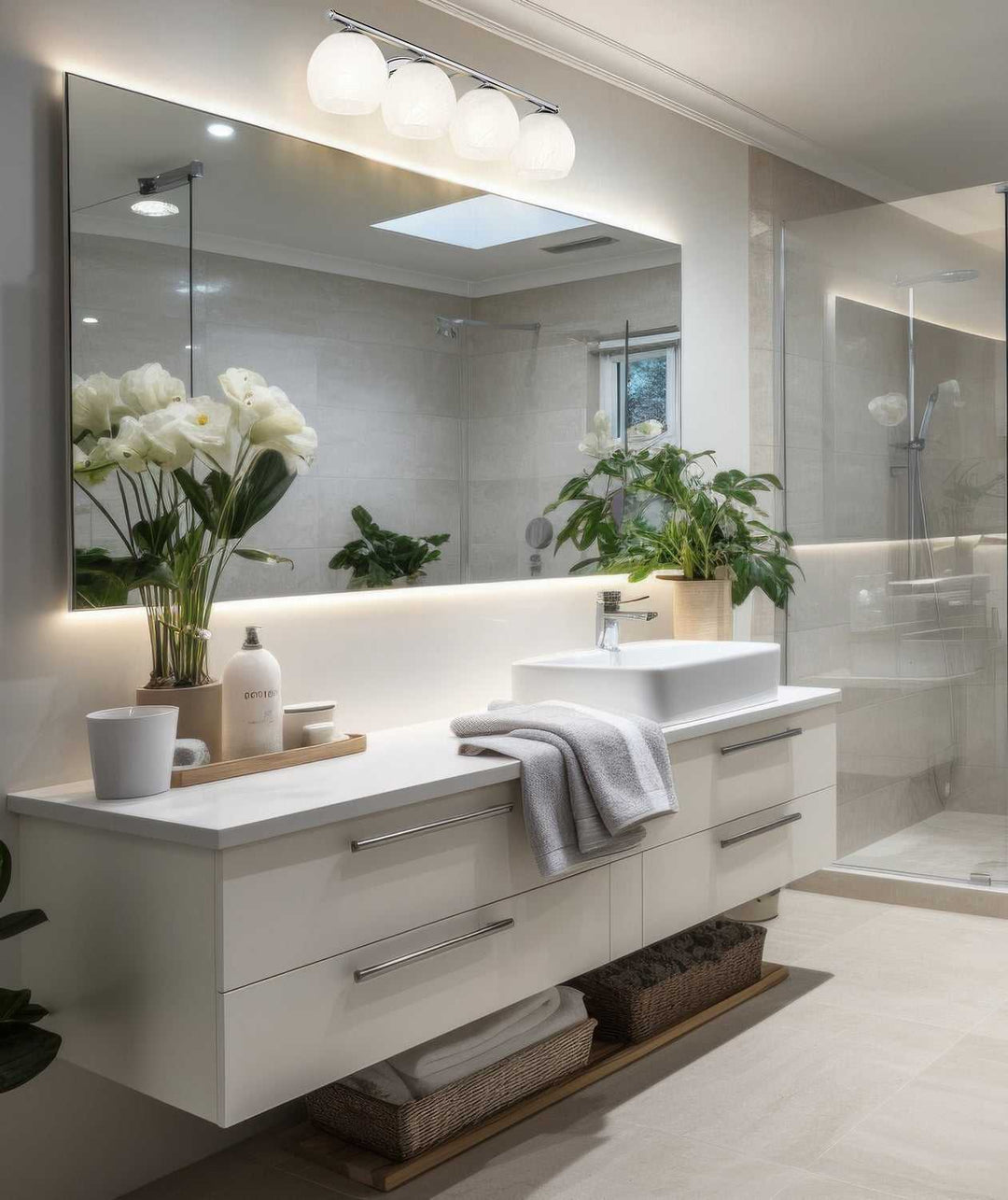 Colette Four Light Vanity in Chrome Z-Lite Canada