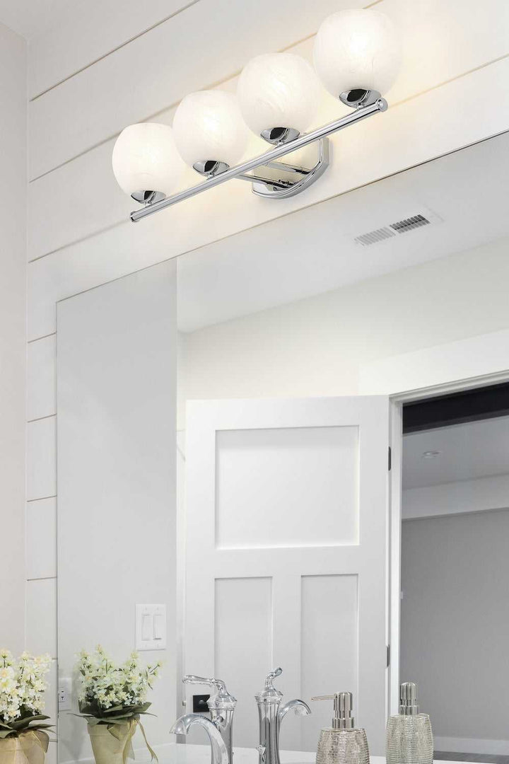 Colette Four Light Vanity in Chrome Z-Lite Canada