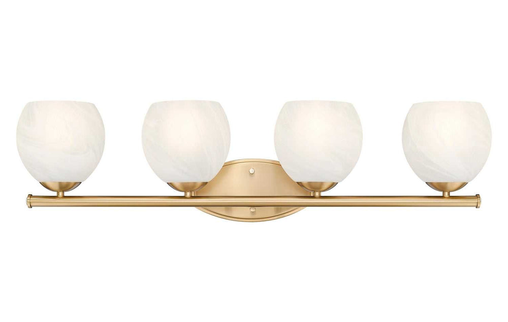Colette Four Light Vanity in Modern Gold Z-Lite Canada