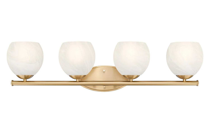 Colette Four Light Vanity in Modern Gold Z-Lite Canada