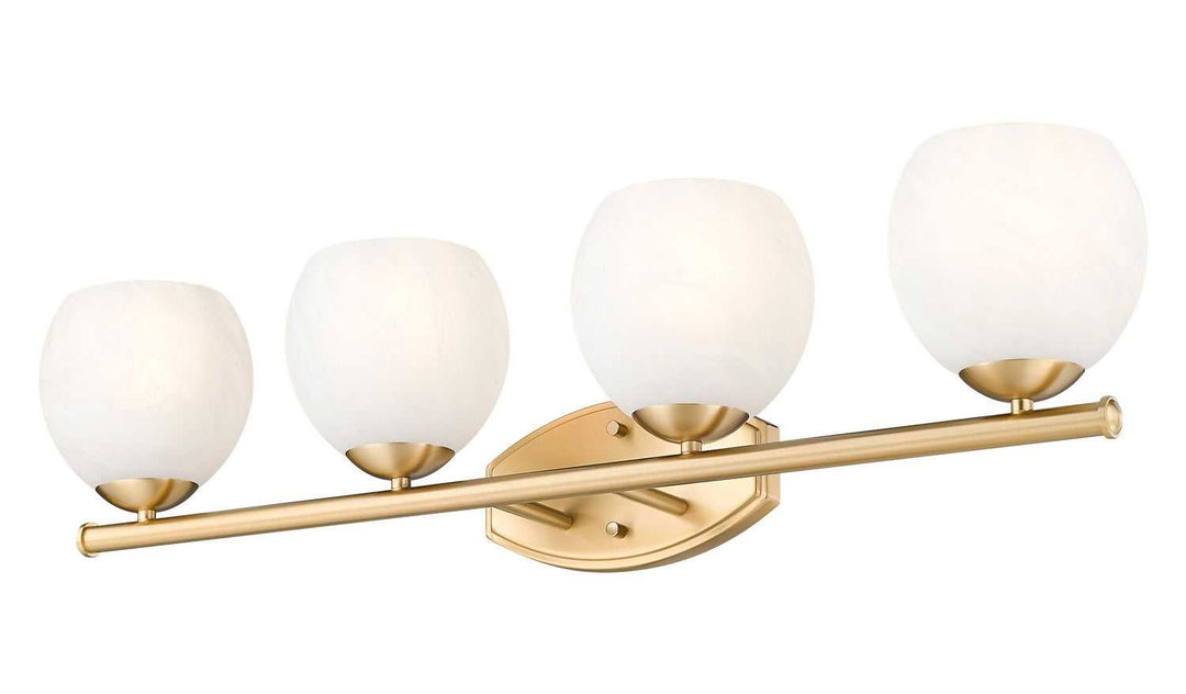 Colette Four Light Vanity in Modern Gold Z-Lite Canada
