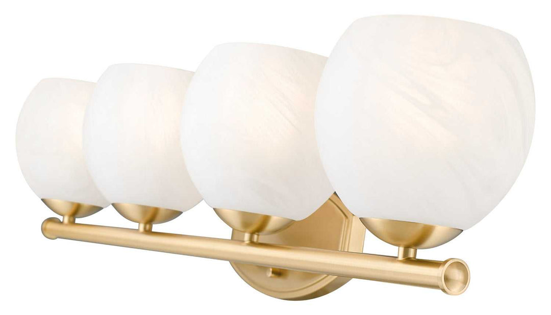 Colette Four Light Vanity in Modern Gold Z-Lite Canada