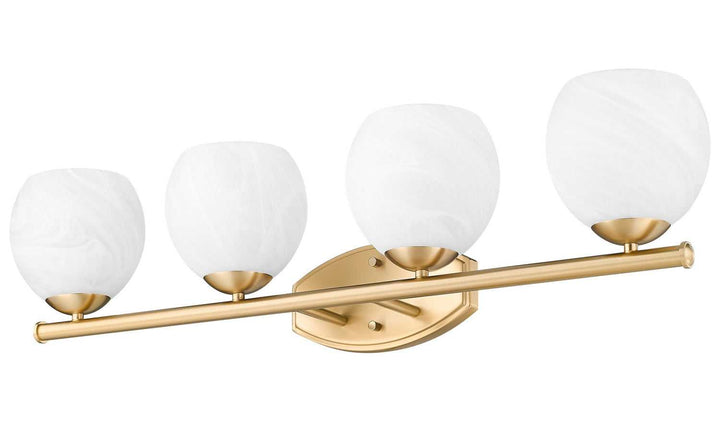 Colette Four Light Vanity in Modern Gold Z-Lite Canada