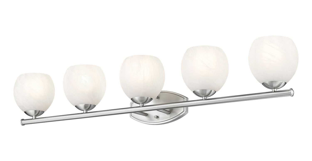 Colette Five Light Vanity in Brushed Nickel Z-Lite Canada