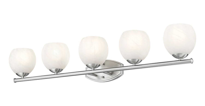 Colette Five Light Vanity in Brushed Nickel Z-Lite Canada