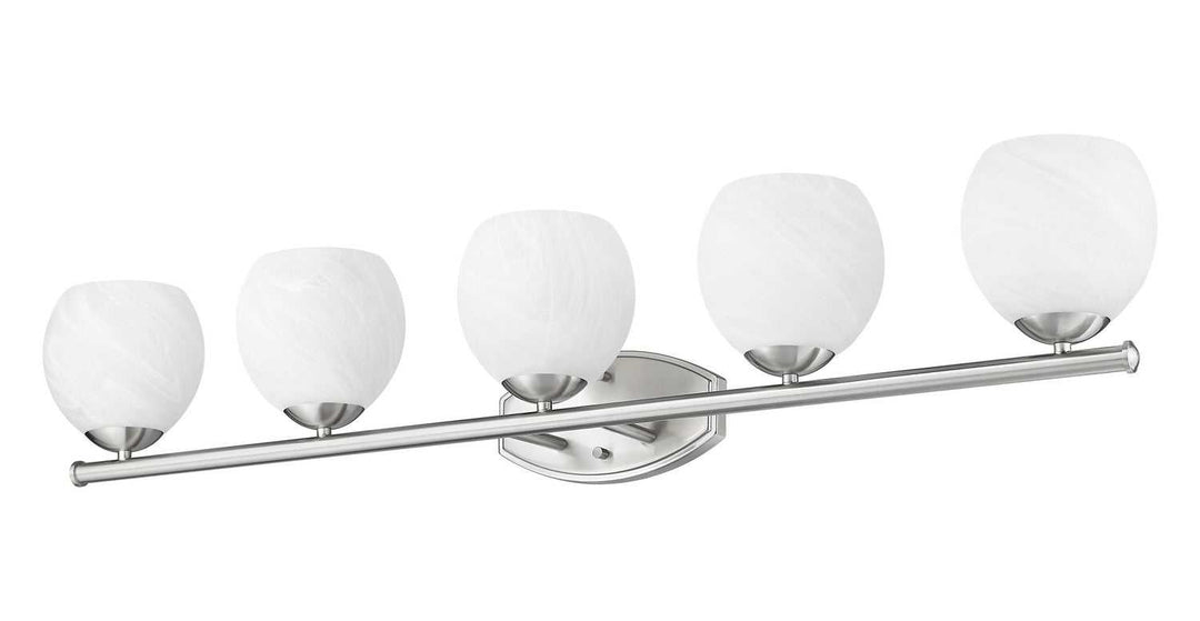 Colette Five Light Vanity in Brushed Nickel Z-Lite Canada