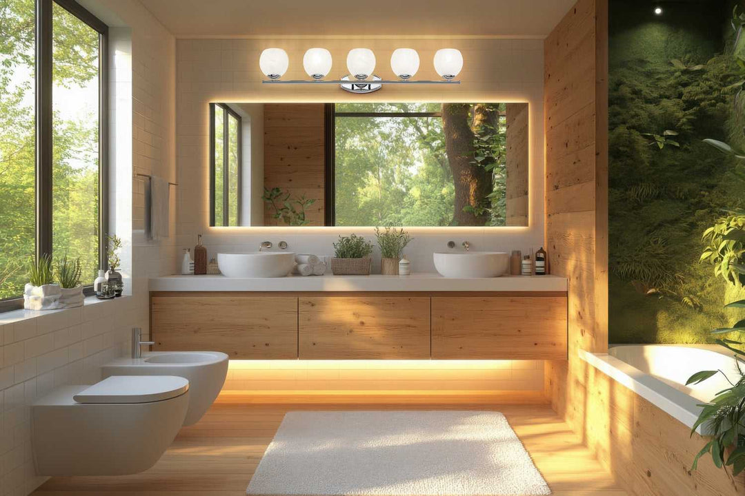 Colette Five Light Vanity in Chrome Z-Lite Canada