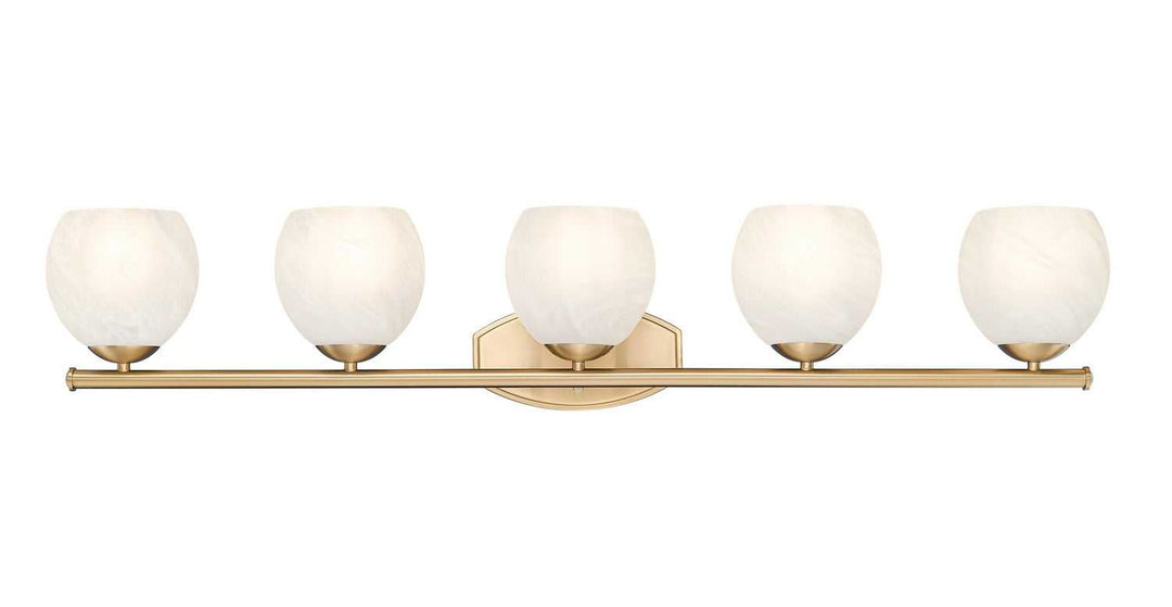 Colette Five Light Vanity in Modern Gold Z-Lite Canada