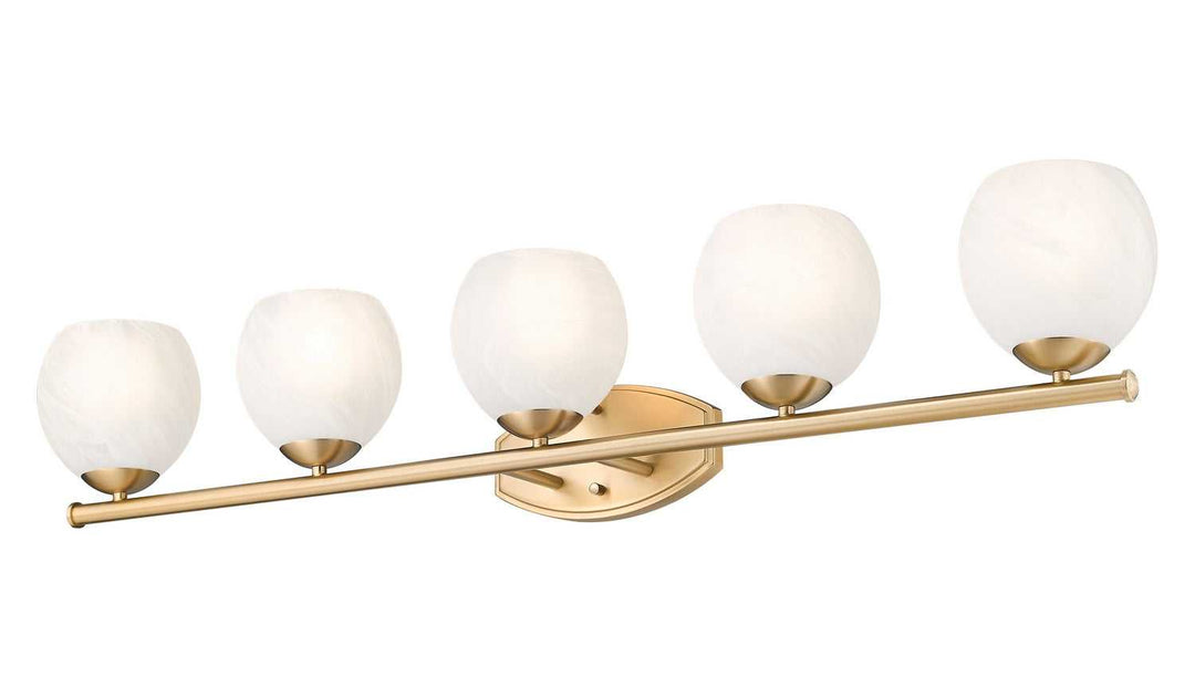 Colette Five Light Vanity in Modern Gold Z-Lite Canada