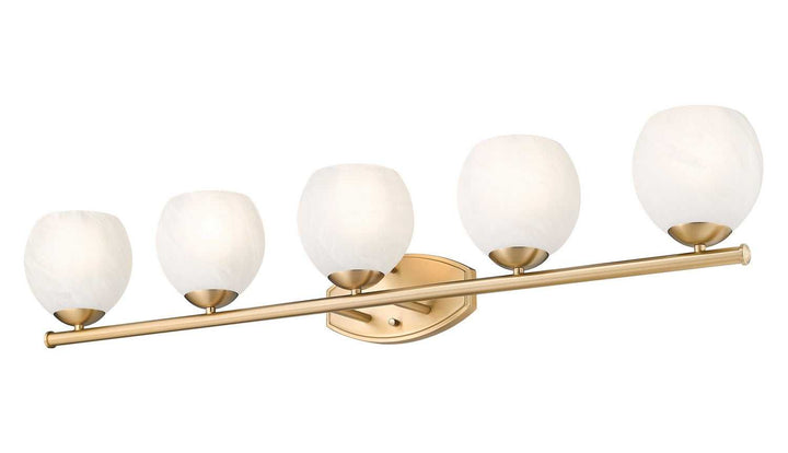 Colette Five Light Vanity in Modern Gold Z-Lite Canada