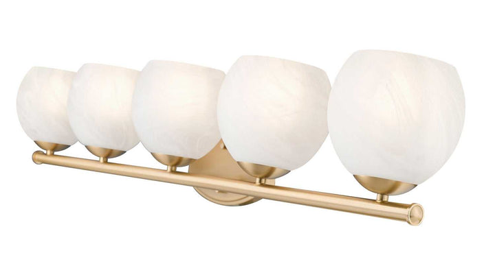 Colette Five Light Vanity in Modern Gold Z-Lite Canada