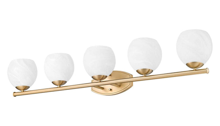 Colette Five Light Vanity in Modern Gold Z-Lite Canada