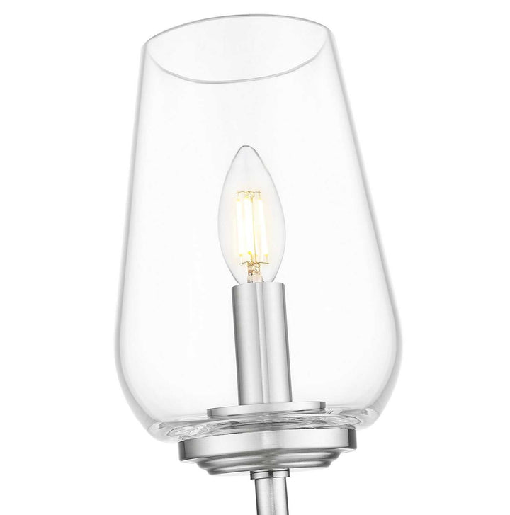 Dominique One Light Wall Sconce in Brushed Nickel Z-Lite Canada