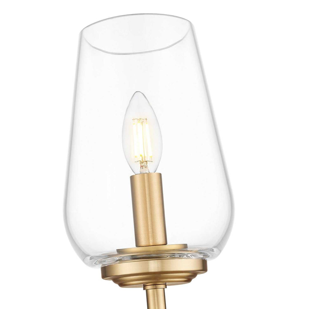 Dominique One Light Wall Sconce in Modern Gold Z-Lite Canada