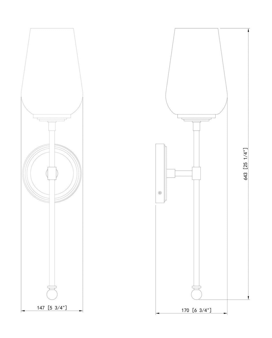 Dominique One Light Wall Sconce in Polished Nickel Z-Lite Canada