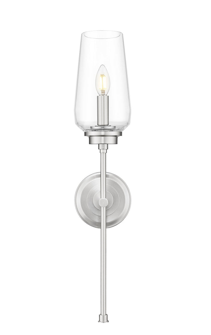 Clara One Light Wall Sconce in Brushed Nickel Z-Lite Canada