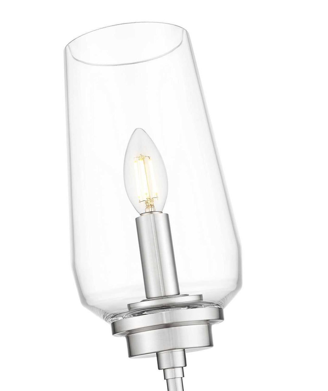 Clara One Light Wall Sconce in Brushed Nickel Z-Lite Canada