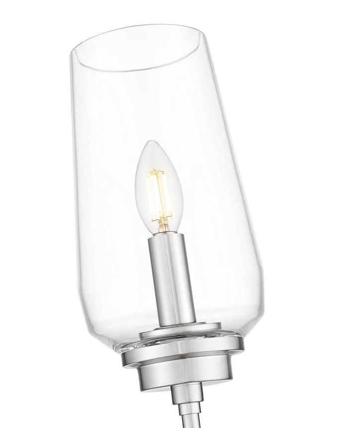 Clara One Light Wall Sconce in Brushed Nickel Z-Lite Canada